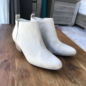 SALE!! Tan Suede Booties - Like New Size 8